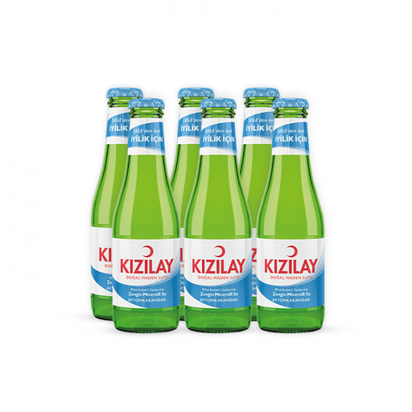 Kızılay Maden Suyu Afyon Sade 6x200 ml.